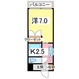 南町ハイツ【4階】の間取り