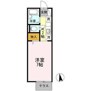 大阪府箕面市小野原西1【アパート】の間取り