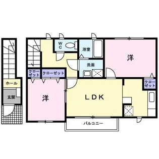 ブラビアコートI【2階】の間取り