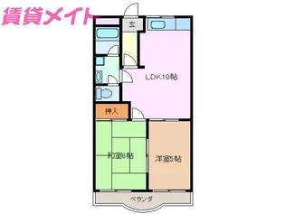 プラムコート【3階】の間取り
