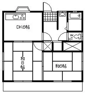 山梨県韮崎市岩下【一戸建】の間取り
