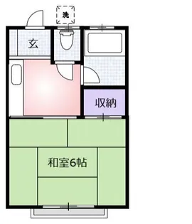 コーポ春日【2階】の間取り