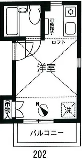 サイレントF【2階】の間取り