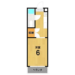 銀閣寺ハイツ【4階】の間取り