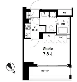 中目黒ウエスト【11階】の間取り