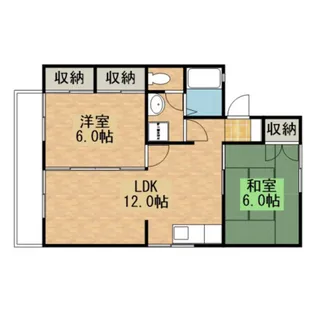 セジュール花みずき D棟【2階】の間取り