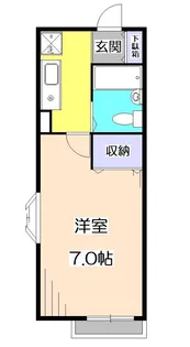 東京都東村山市秋津町5【アパート】の間取り
