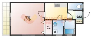 福岡県久留米市野伏間1【アパート】の間取り