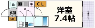 エスリード桜山ル・ヴェール【2階】の間取り