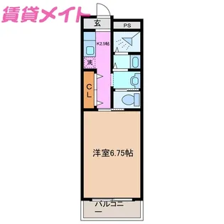 ノイハウスII【1階】の間取り