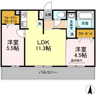メゾン ギャラクシー【2階】の間取り