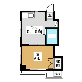 ユニフラッツ【3階】の間取り