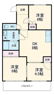 ロイヤルハイツII【3階】の間取り
