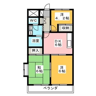エミネンス北戸田【3階】の間取り