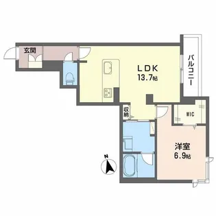 メゾン ナカムラ【2階】の間取り