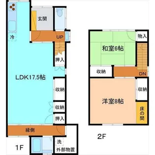 石川県金沢市杉浦町【一戸建】の間取り
