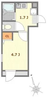 ゼネラルハイツ平井II【2階】の間取り
