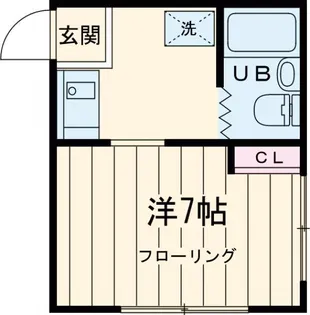 コーポ秀【2階】の間取り