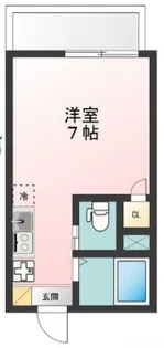 1Rの間取り画像