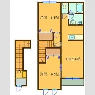 スタンパレス・キララ【2階】の間取り