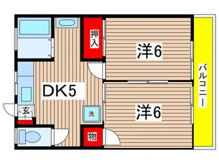 コ-トビレジ【2階】の間取り