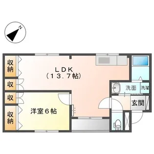 ロイヤルハイツ藤田【1階】の間取り