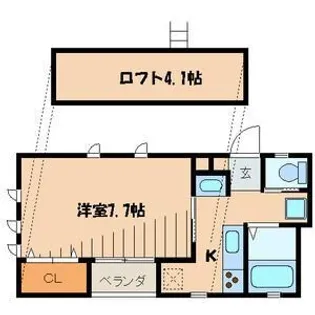 東京都杉並区高円寺南3【アパート】の間取り