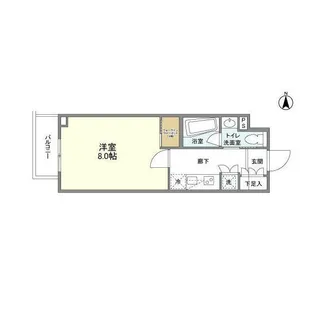 コンフォリア桜上水【2階】の間取り