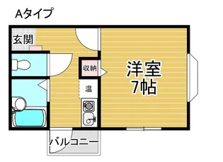 メビウス帝塚山西レジデンス【2階】の間取り