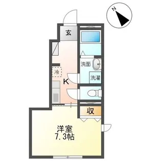 フィーロ貝ヶ森(Filo 貝ヶ森)【1階】の間取り