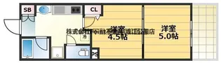 エスリード八尾北本町【3階】の間取り