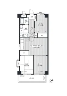 レジデンス雅鷺【3階】の間取り