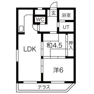 プレアール南亀井II【3階】の間取り