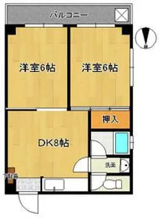 セルー宮下【2階】の間取り