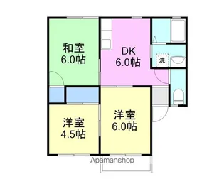 レジデンス ニューパストラルB【2階】の間取り