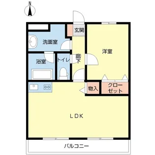 プランドール・Y【1階】の間取り