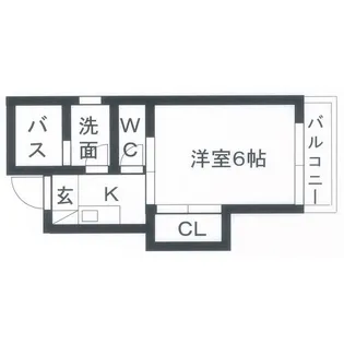 愛知県名古屋市東区赤塚町【マンション】の間取り