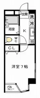 K´s BLD【5階】の間取り