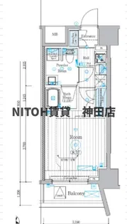 リライ東京墨田【8階】の間取り