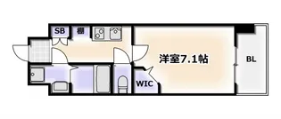 ミラージュパレス難波幸町【11階】の間取り