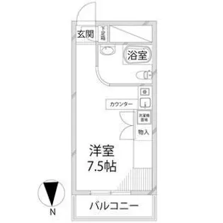 ラ・パルフェ・ド・アフェール【5階】の間取り