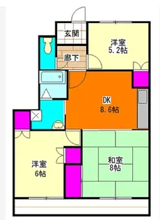 アンジェリーク【3階】の間取り
