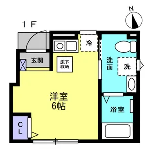 WoodpalVillage大森【1階】の間取り
