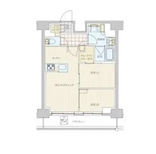 リビオメゾン戸越銀座【15階】の間取り