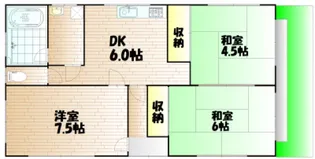 岡山県岡山市北区久米【一戸建】の間取り