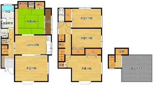 長崎県佐世保市矢岳町【一戸建】の間取り