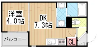 Veil Maison近大前【1階】の間取り