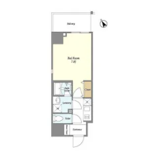 BluRock門前仲町【9階】の間取り