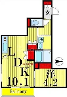 グランドゥールTJ【1階】の間取り