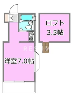 ラフォルテ酒々井【2階】の間取り